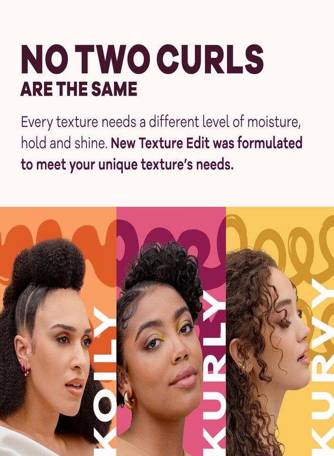 Eco Style, Texture Edit, Koily Moisturize Smoothing Butter for Type 4 curly hair - A sulfate-free, ultra-rich curly hair conditioner that provides hydration, elasticity and softness. 8oz - Image 2