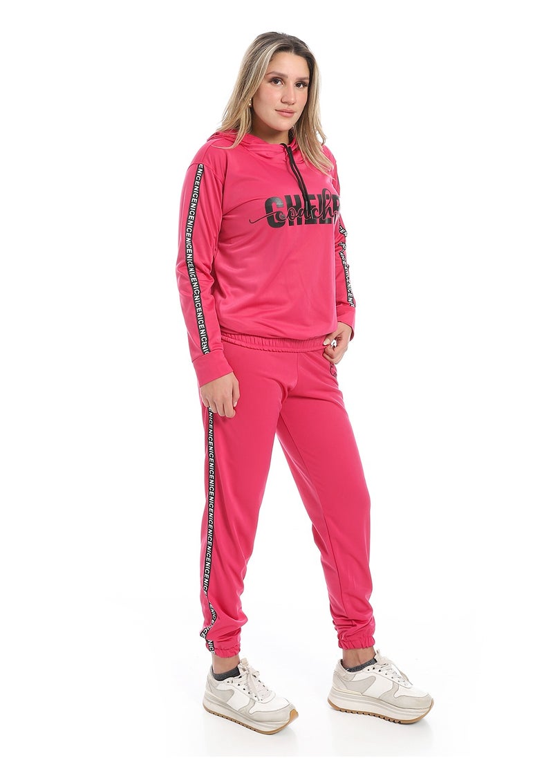 Caesar women sport training suit with printed photos  - Image 5