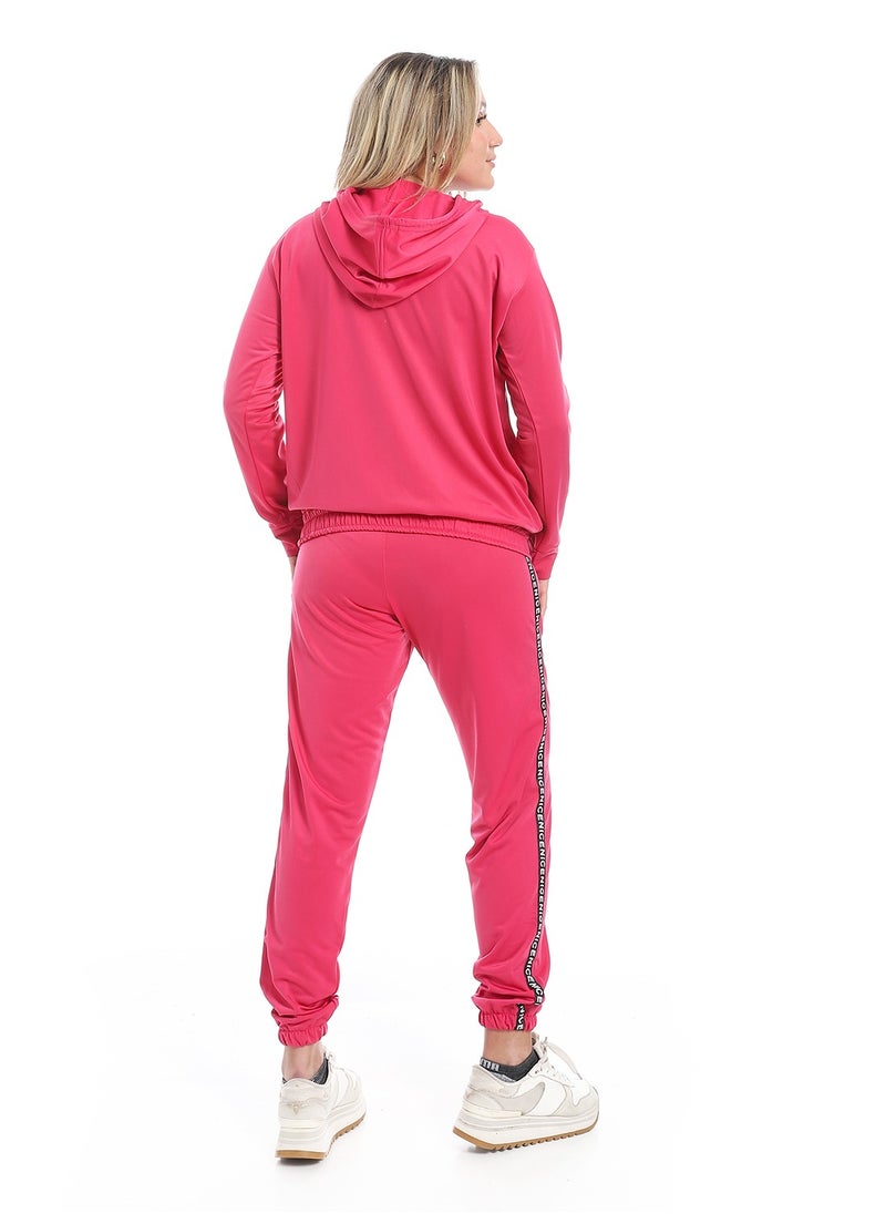 Caesar women sport training suit with printed photos  - Image 3