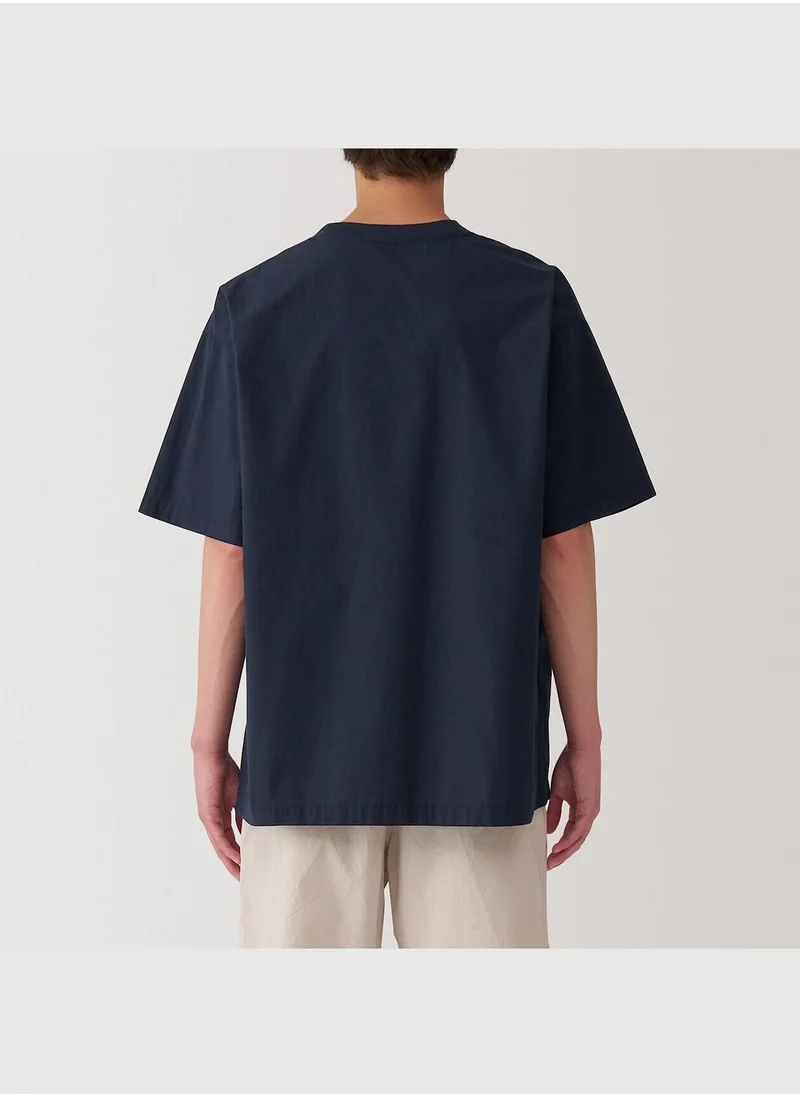 MUJI Cool Touch Short Sleeve Woven T-Shirt