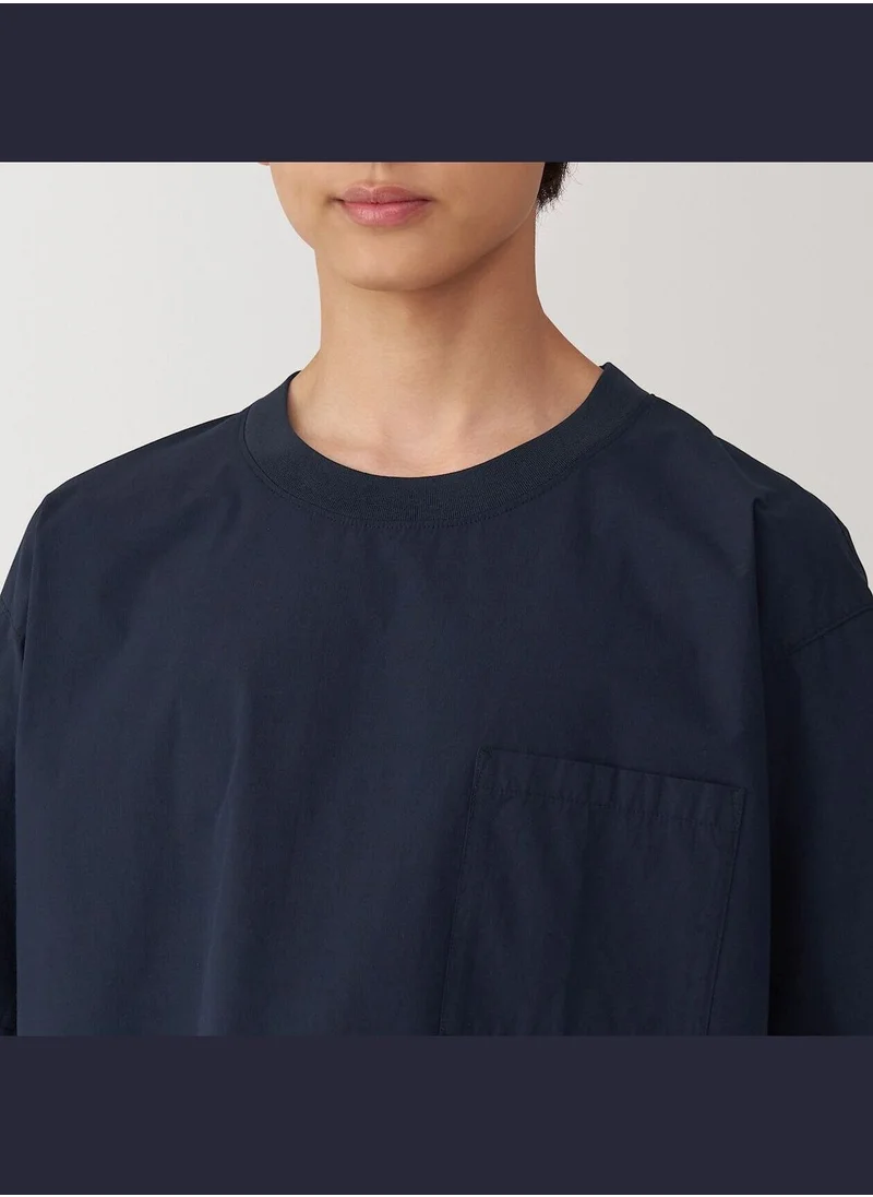 MUJI Cool Touch Short Sleeve Woven T-Shirt
