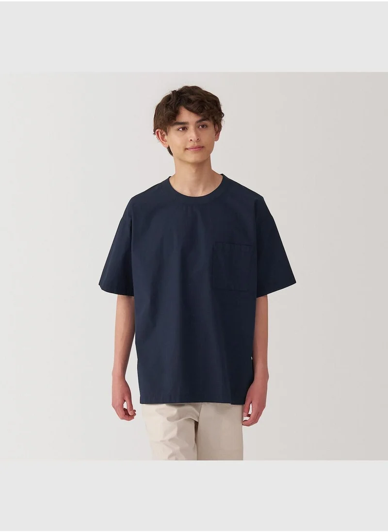 MUJI Cool Touch Short Sleeve Woven T-Shirt
