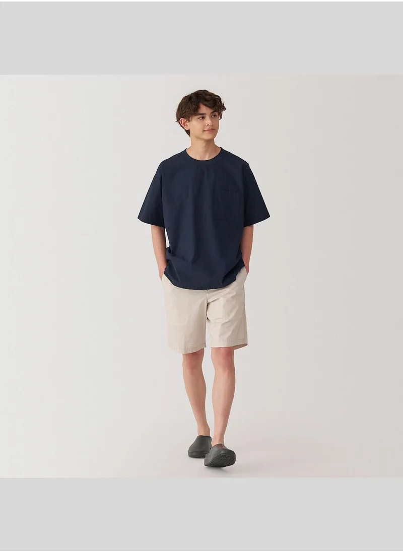 MUJI Cool Touch Short Sleeve Woven T-Shirt