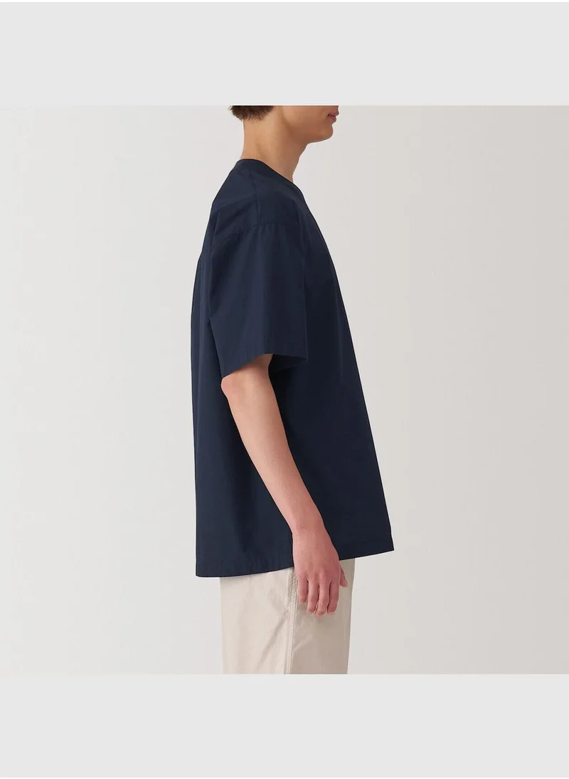 MUJI Cool Touch Short Sleeve Woven T-Shirt