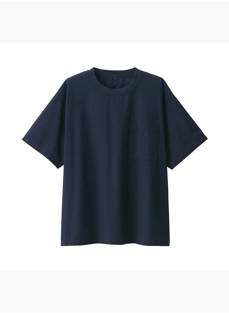 MUJI Cool Touch Short Sleeve Woven T-Shirt