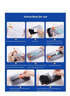 SYOSI 2Pack Screen Protector Compatible with iPhone 13 Pro iPhone 13 with Easy Install Kit Military Grade Tempered Glass Film, Bubble Free, Full Coverage Case Friendly, Auto Alignment Kit  - Image 3