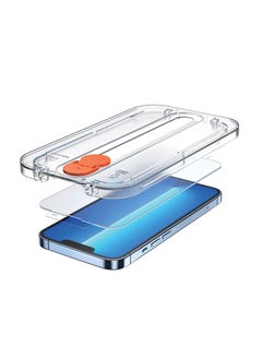 SYOSI 2Pack Screen Protector Compatible with iPhone 13 Pro iPhone 13 with Easy Install Kit Military Grade Tempered Glass Film, Bubble Free, Full Coverage Case Friendly, Auto Alignment Kit  - Image 1
