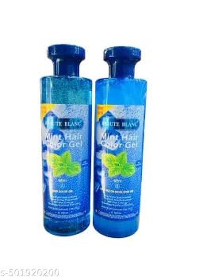 BEAUTE BLANC Professional Mint Hair Color Gel Dye For Hair Care, Natural and Organic Dye for Black Hair- 1000ml (Pack Of 1) - Image 4
