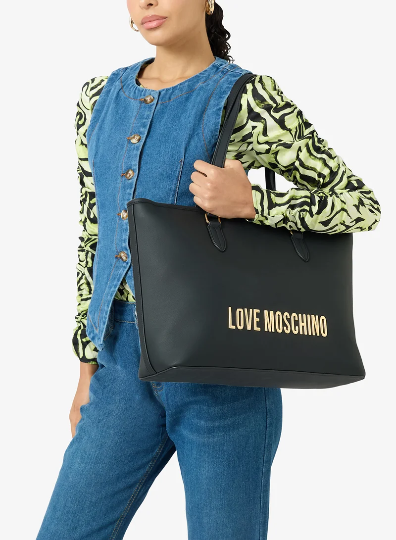 Love Moschino  Bold Love GRS PU Shopper Tote for Women | Best Price UAE