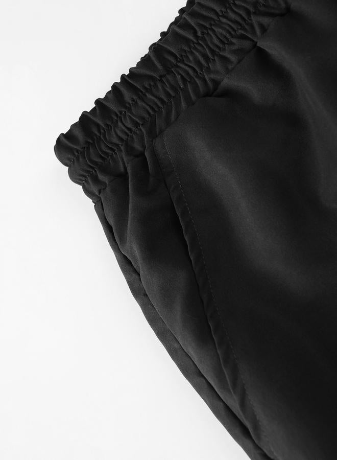 تايك تو طقم رجالي أسود من - قميص كاجوال وبنطال برباط - Image 5