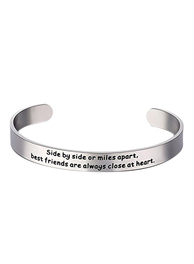 Stainless Steel Side By Best Friends Bracelets