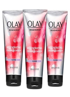 Olay Regenerist Regenerating Cream Cleanser Face Wash, 5 Oz, Pack Of 3, (Packaging May Vary)  - Image 1