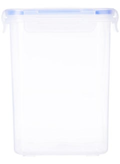 Aristo Aristo Lock & Fresh 223 Plastic Storage Container For Storing grains, pulses, rice, wheat etc- 3570 ML, Transparent Clear, (22.5 x 13.5 x 17.5) cm  - Image 2