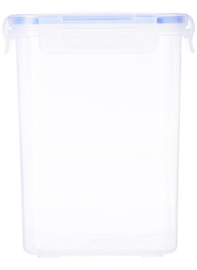 Aristo - Aristo Lock & Fresh 223 Plastic Storage Container For Storing grains, pulses, rice, wheat etc- 3570 ML, Transparent Clear, (22.5 x 13.5 x 17.5) cm - Image 1