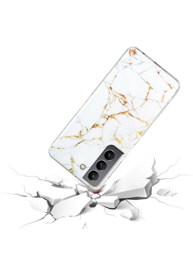 S-TOP Case For Samsung Galaxy S22 5G IMD Marble Pattern TPU Phone Case - Image 3