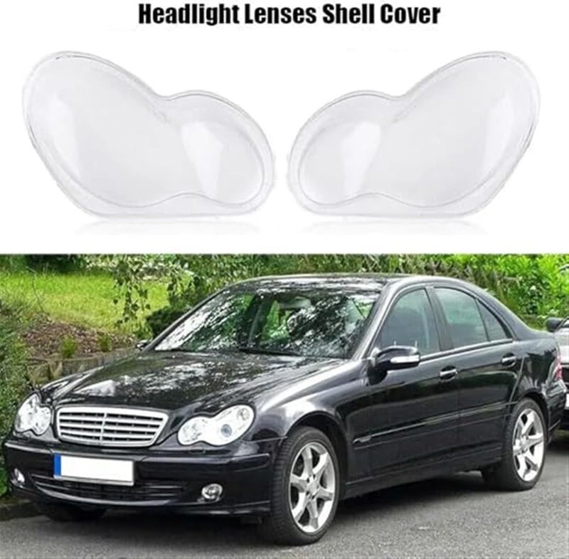 Vuzmode Headlight Lens Cover for Mercedes C-Class W203 - Image 5