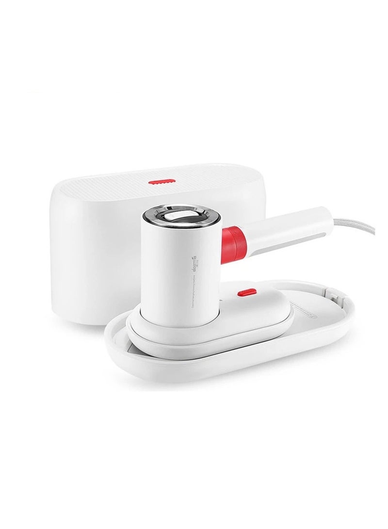 Deerma HS007 Portable Handheld Steamer Travel Steamer Mini Travel Steamer Special Folding Handle Remove Wrinkles Fast Heating 100ml Water Tank - White 100 ml 700 W HS200-WHITE White - Image 1