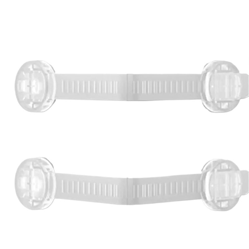 Child Safety Locks 40 Pcs Furniture Anchors Transparent Protection Straps - Image 1