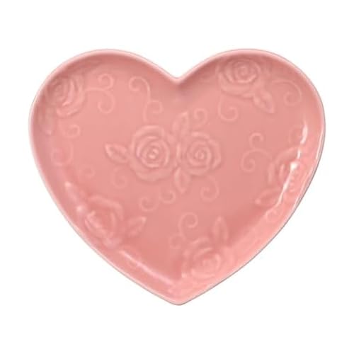 Pfaltzgraff Tearose Heart Salad Dessert Plate, 9" Pink - Image 1