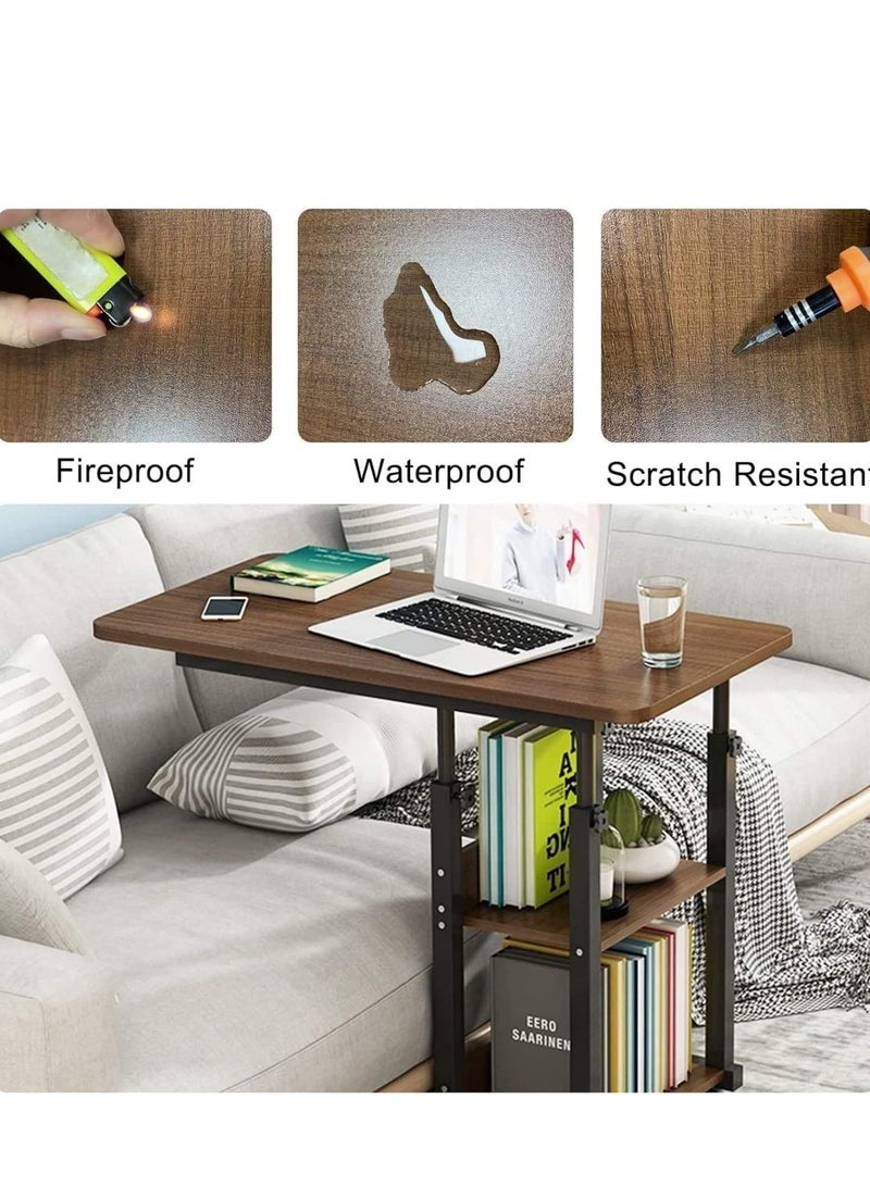 Bedside Table Dormitory Simple Bed Lazy Person Table Household Simple Bedroom Lifting Table Student Table Computer Desk with Wheels - Image 4