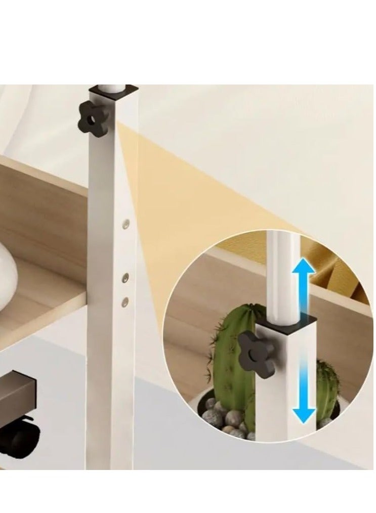Bedside Table Dormitory Simple Bed Lazy Person Table Household Simple Bedroom Lifting Table Student Table Computer Desk with Wheels - Image 5