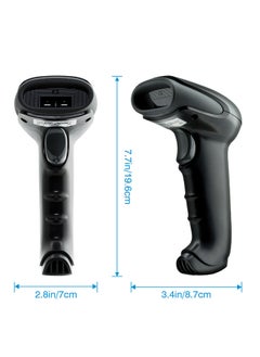 MARGOUN X-377D Wireless 2D Barcode Scanner - High-Speed 2.4G Laser Scanner for Warehouse, Retail, and Logistics  - Image 3
