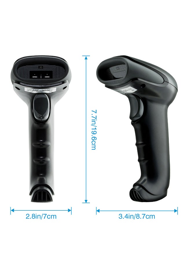 MARGOUN X-377D Wireless 2D Barcode Scanner - High-Speed 2.4G Laser Scanner for Warehouse, Retail, and Logistics  - Image 3