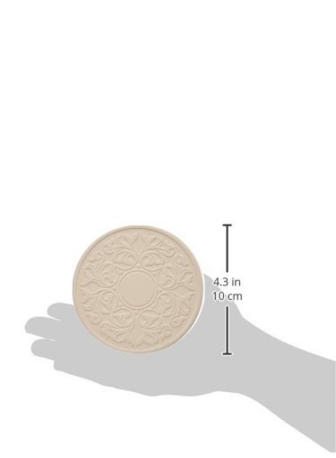 CoasterStone Absorbent Stone Coasters   Victorian Lace Set of 4 - Image 4