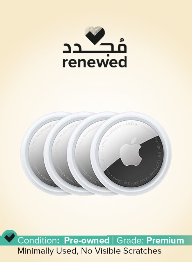 Apple Renewed - AirTag - Pack of 4 - White - Image 1