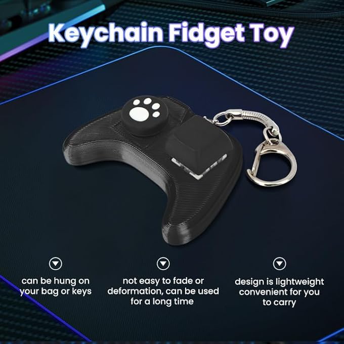 Micscrew Black Keyboard Fidget - Image 3