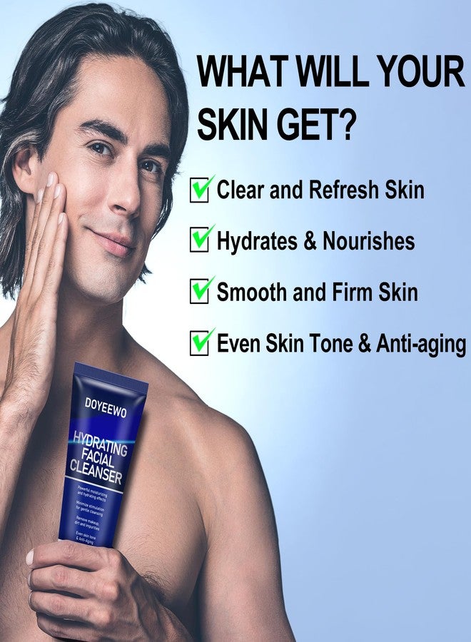 DOYEEWO Skin Care for Men,Professional Mens Skin Care Set for Hydrating,Anti-Aging & Wrinkle Facial Skin Care Routine Kit,Christmas Valentines Fathers Birthday Gifts for Men Him Dad Father Boyfriend Husband - Image 5