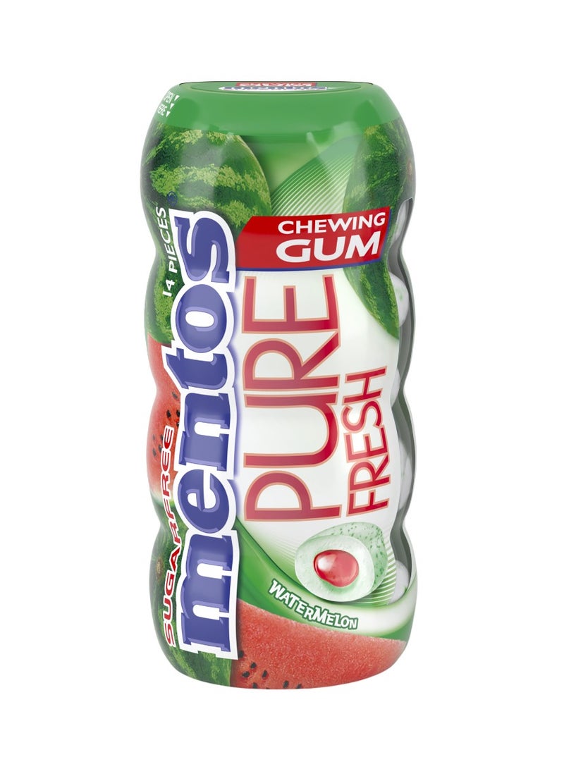 Mentos Watermelon Pure Fresh Sugarfree Chewing Gum 24.5g - Image 1