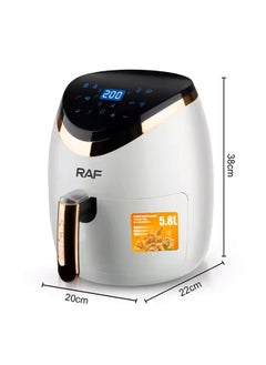 RAF Air Fryer 5.8 Liters 1500 Watt White - R.5234W - pzsku/ZE925F61C973B56599E97Z/45/_/1739539743/76a69deb-e392-4847-8f4c-0fc14bdc2d92