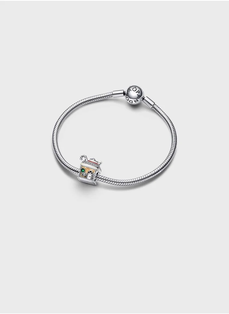 PANDORA Festive Gingerbread House  Charm