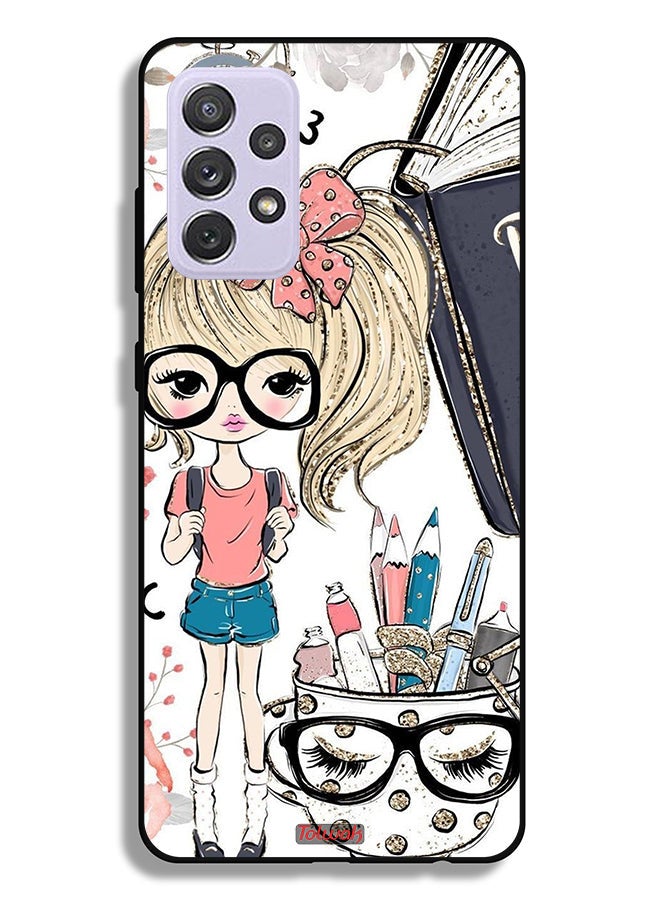 Tolwak Samsung Galaxy A72 5G Protective Case Cover Unicorn Girl Art - Image 1