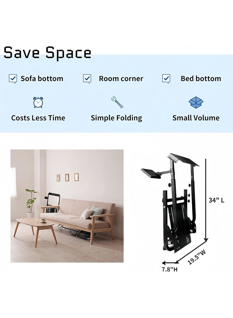 فلاشهوك حامل عجلة قيادة سباق قابل للتعديل مناسب لعجلة قيادة الألعاب Logitech G920 G25 G27 G29 - Image 2