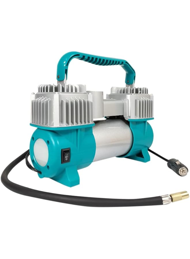 erorex 2 Cylinder Air Compressor With Light 150 Psi Max Pressure 12V Portable With Dual Stainless Steel Cylinders Quick Coupling Built In Thermal Overload Protection Ideal For Off Road Tires - Image 2