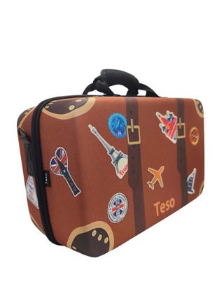 Carrying Case For PS5 Slim Edition Console, Protective Game Console Handle Storage Bag and Protection Bag, Controllers, Base and Accessories, Shockproof, Waterproof and Scratchproof - pzsku/ZE92627942BE8D9F0B926Z/45/_/1737292894/6d32a11d-b6ca-48cf-a0a1-e398ec724885
