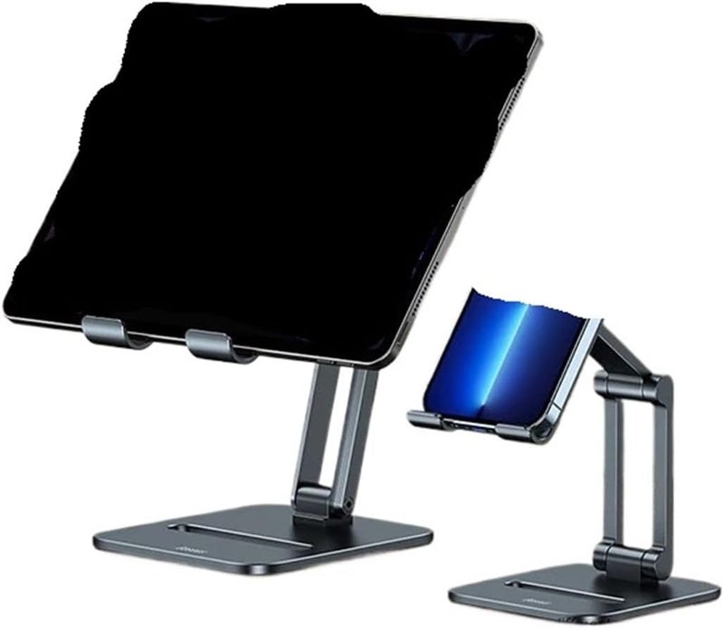 Compatible with Baseus Mobile Phone Holder Aluminum Foldable Tablet Holder Suitable for, Compatible with iPhone 17 Air 16 Pro Max Samsung Mobile Phone Holder(Tablet Stand) - Image 4