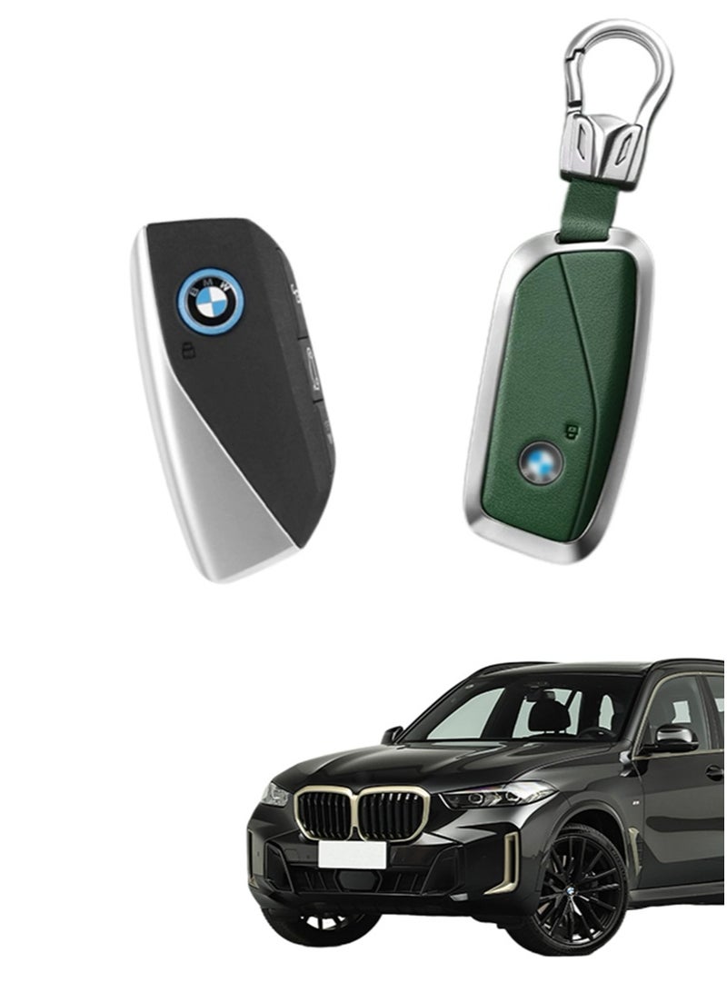 بي إم دبليو كمام مفتاح السيارة ، مناسب لمفتاح سيارة بي ام دبليو ، يلف مفاتيح السيارة بشكل مثالي ، عالية الجودة ، مقاومة للسقوط ، مادة: الطبقة الأولى من جلد البقر. - Image 1