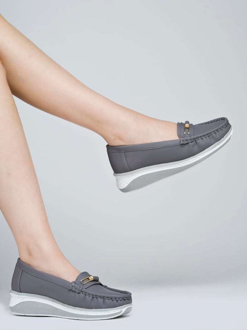 Shoetopia أحذية شوتوبيا بتفاصيل قوس علوية للنساء والفتيات - Image 2