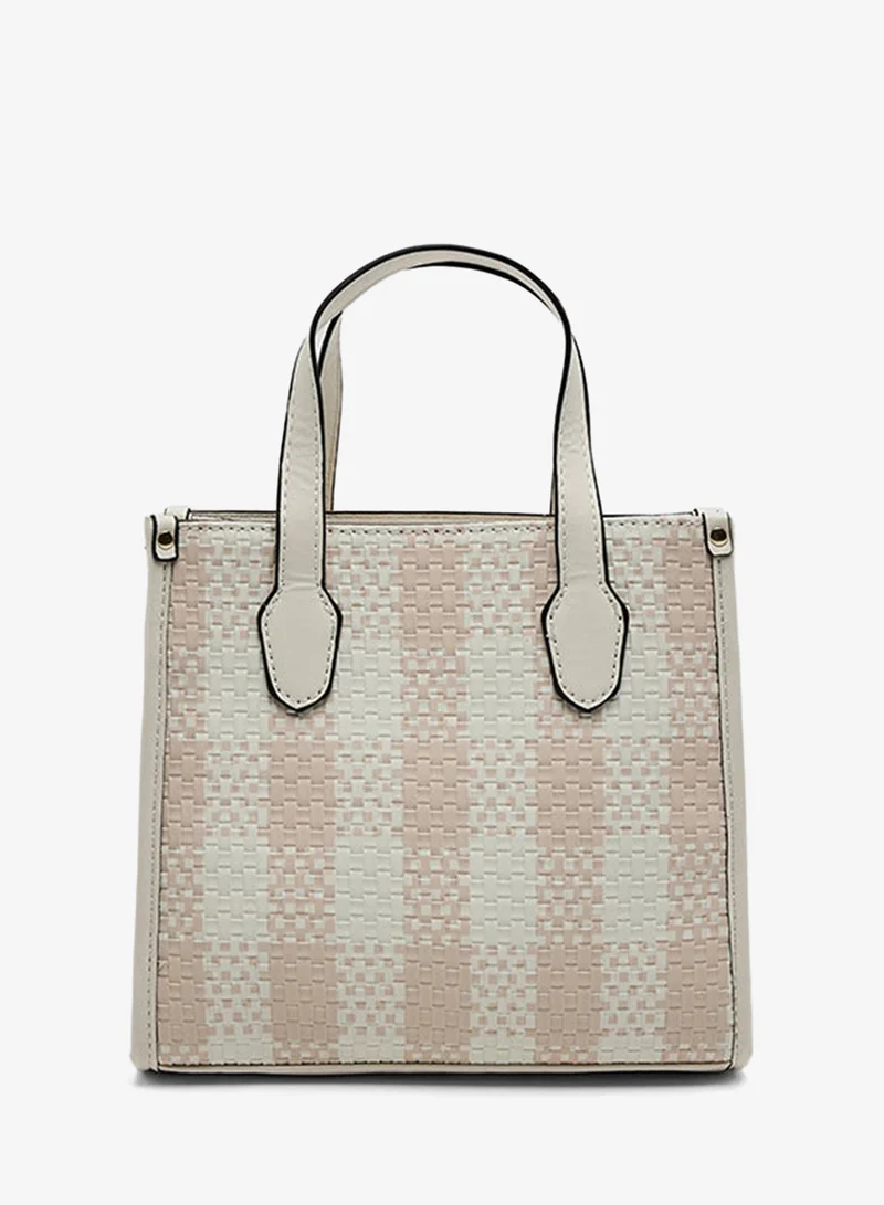 أر أند بي Checked Mini Bag