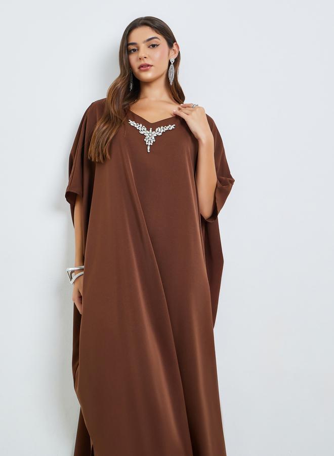 أميرة قفطان فضفاض مزين - Image 2