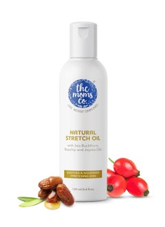 The Moms Co Natural Stretch Oil to Reduce stretch marks for women Australia-Certified Toxin-Free Stretch Mark Oil- 100 ml