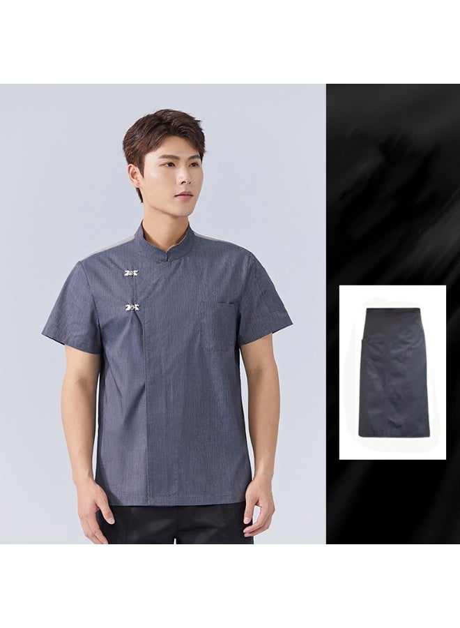 KUYING New Chef Workwear Top+Apron Set - Image 1