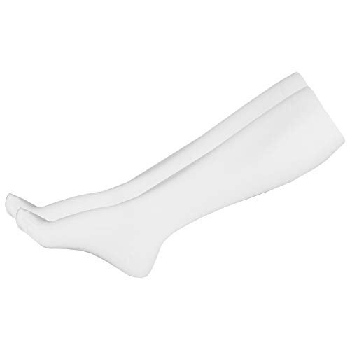 NuVein Surgical Stockings, 18 mmHg Recovery Support for Embolism Risk, Medical Unisex Fit, Knee High, Closed Toe, White, 2X-Large - Image 2