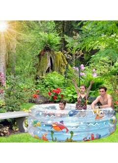 Fun Inflatable pool for children and outdoor family parties, size 150 x 53 cm  - Image 2