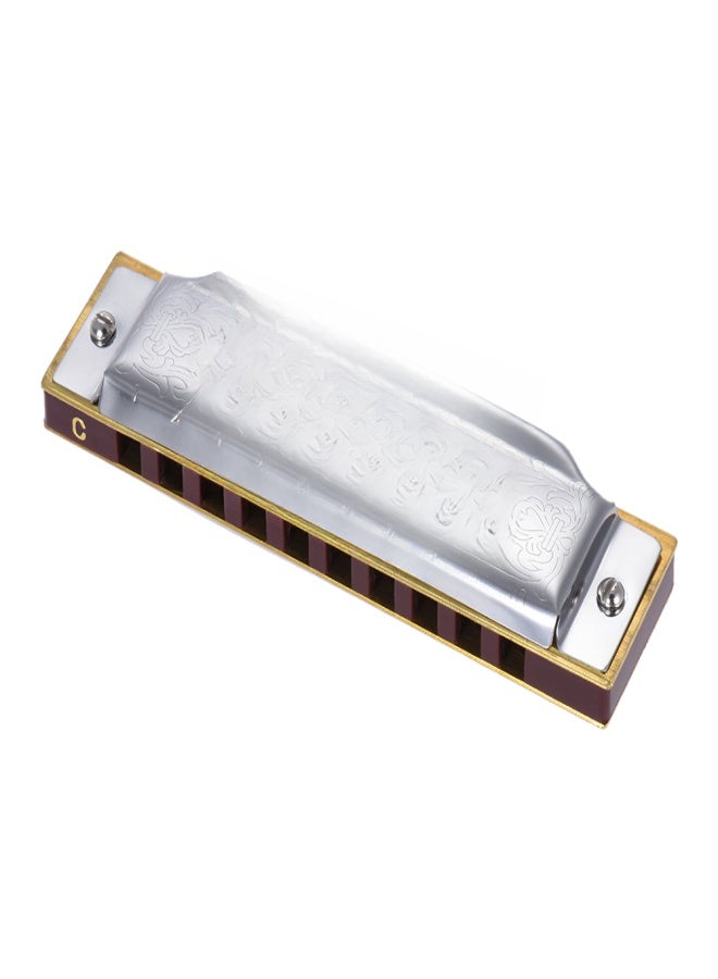 Suzuki 1072-C Folkmaster Standard 10-Hole Diatonic Harmonica Key of C 20 Tone for Beginner Student - Image 1