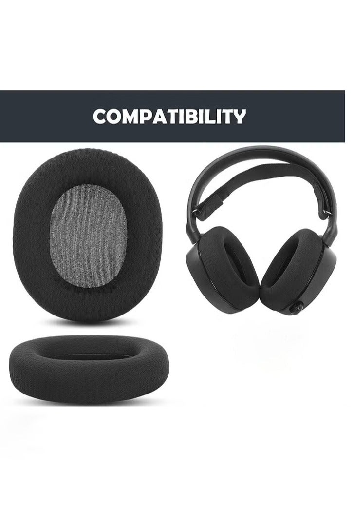 وسادات الأذن البديلة وسادات الأذن سماعة الرأس متوافقة مع سماعة الألعاب المضيئة SteelSeries Arctis 1 / Arctis 3 / Arctis 5 / Arctis 7 / Arctis 9 RGB - Image 4