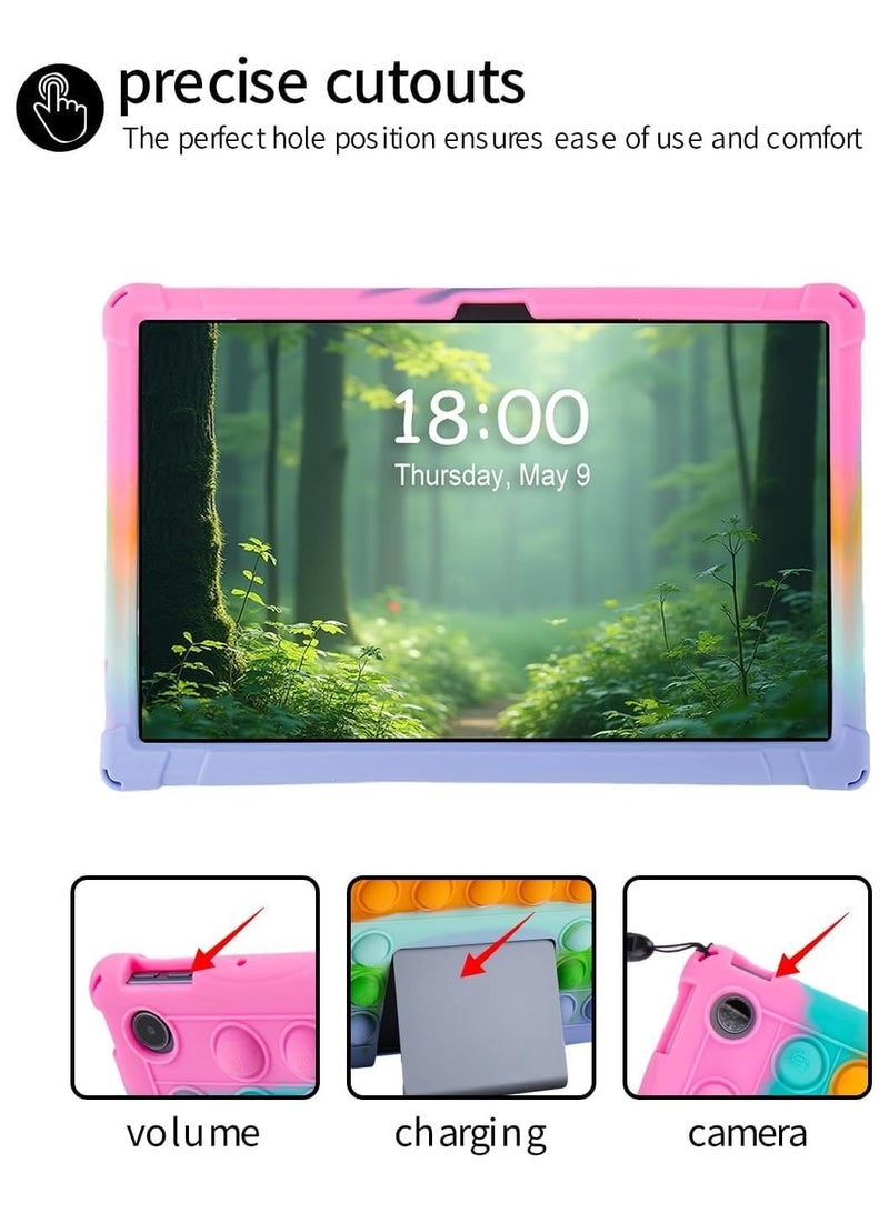 Compatible Lenovo Tab Plus 11.5-inch (TB351FU) 2024 Tablet Case, Soft Silicone Protective Case Kids Cover with Lanyard and Pen - Image 5